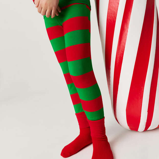 Jolly Elf Classic Pajama Set Green - Pajamas - 5