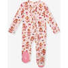 Ginger Posh Footie Ruffled Zippered One Piece Pink - Footie Pajamas - 1 - thumbnail