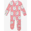 Sable Footie Zippered One Piece Pink - Footie Pajamas - 1 - thumbnail