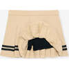 Khaki Varsity League French Terry Varsity Skort Beige - Skirts - 6