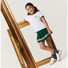 Emerald Varsity League French Terry Varsity Skort Green - Skirts - 3