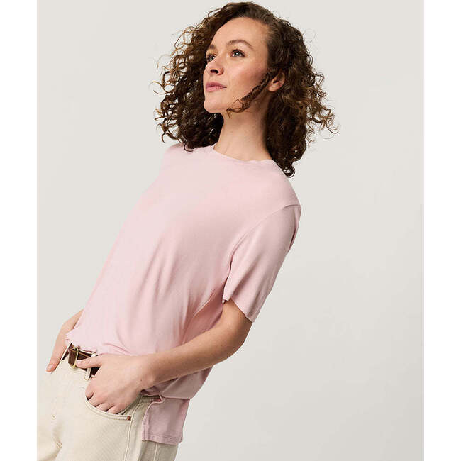 Delaney Blush Women's Loose Tee Pink