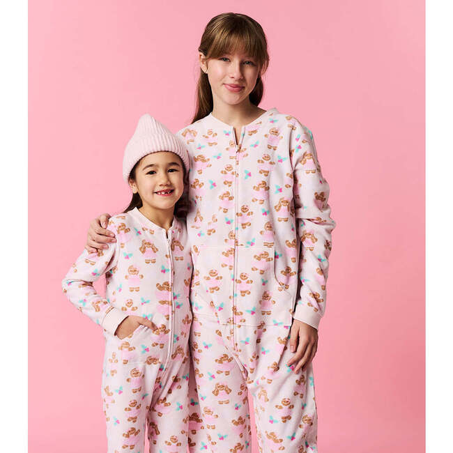 Ginger Posh Women's Microfleece Jumpsuit Pink - Rompers - 5