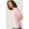 Delaney Blush Women's Loose Tee Pink - T-Shirts - 2 - thumbnail