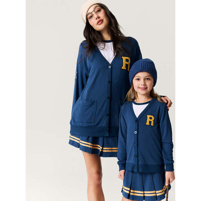 Indigo Varsity League French Terry Varsity Skort Blue - Skirts - 7