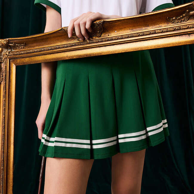Emerald Varsity League Women's French Terry Varsity Skort Green - Skirts - 3