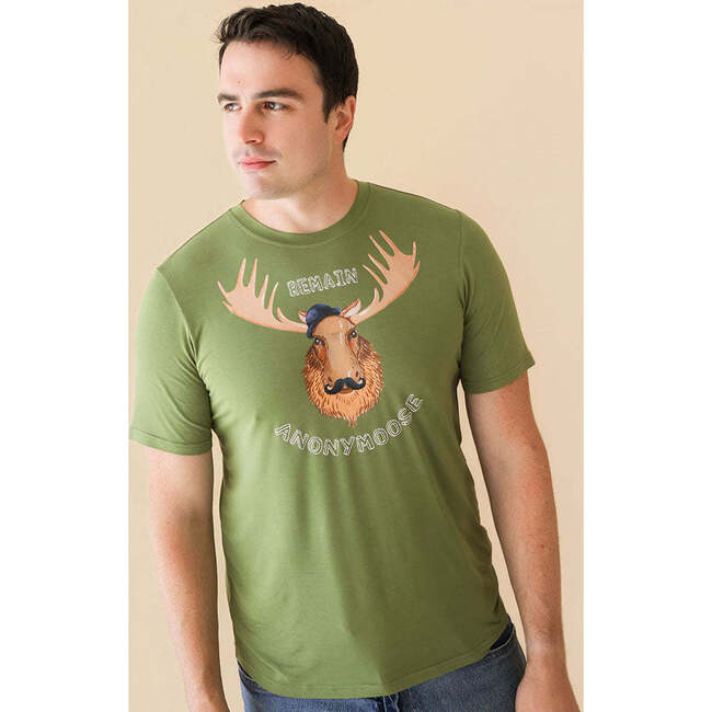 Dapper Moose Men's Classic Tee Green - T-Shirts - 3