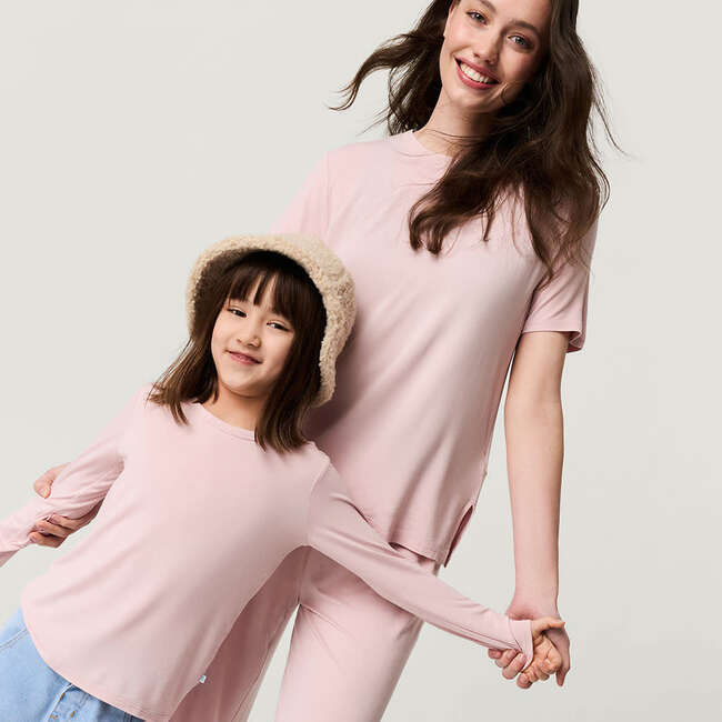 Delaney Blush Classic Shirt Pink - T-Shirts - 5