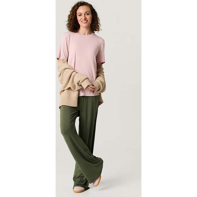 Delaney Blush Women's Loose Tee Pink - T-Shirts - 4