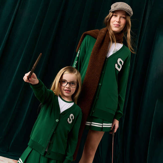 Emerald Varsity League Women's French Terry Varsity Skort Green - Skirts - 6