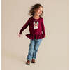 Chill Frenchie Ruffled Top Red - T-Shirts - 3