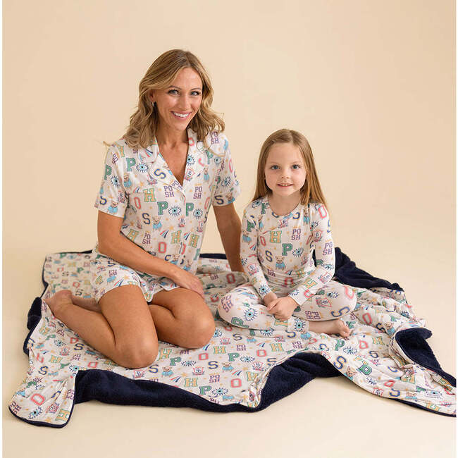 Brooke Women's Luxe Pajama Short Set Beige - Pajamas - 6