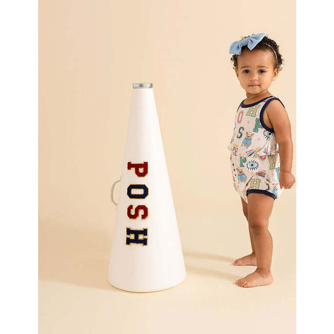 Brooke Varsity Romper Beige - Rompers - 4