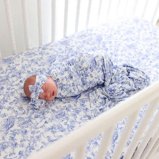 Briar Crib Sheet White