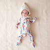 Bastian Footie Zippered One Piece Beige - Footie Pajamas - 1 - thumbnail