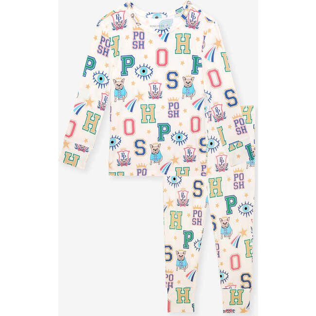 Brooke Classic Pajama Set Beige