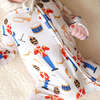 Bastian Footie Zippered One Piece Beige - Footie Pajamas - 2