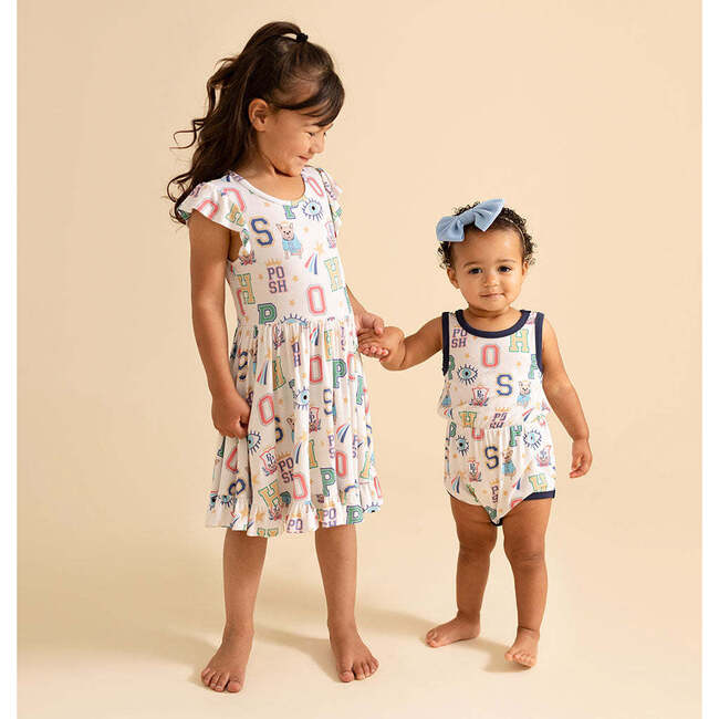 Brooke Varsity Romper Beige - Rompers - 5