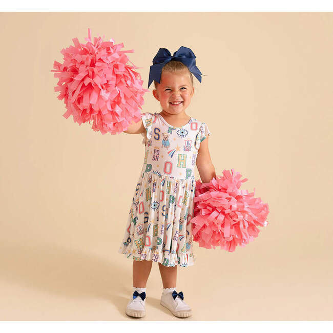 Brooke Ruffled Twirl Dress Beige - Dresses - 3