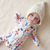 Bastian Footie Zippered One Piece Beige - Footie Pajamas - 3