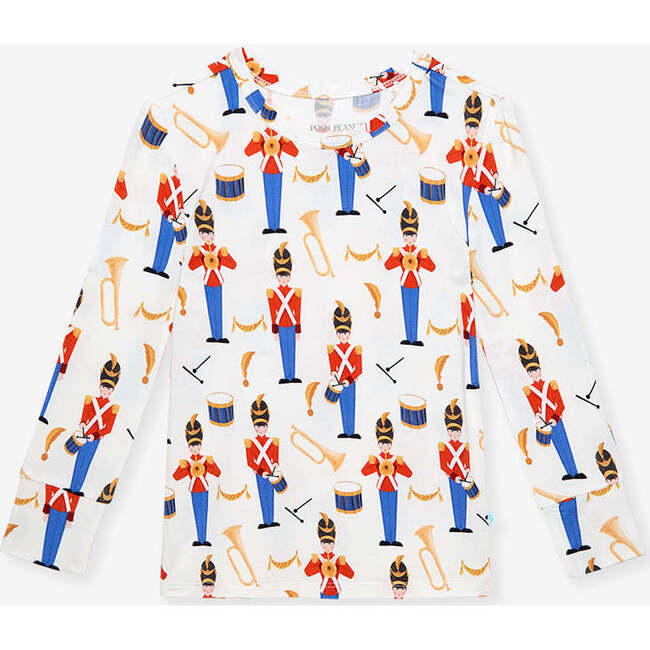 Bastian Classic Pajama Set Beige - Pajamas - 3