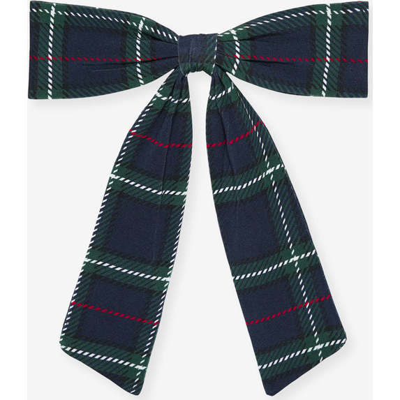 Augustus Luxe Bow Hair Clip Green