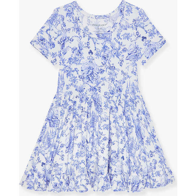 Briar Short Sleeve Ruffled Twirl Dress White - Dresses - 5