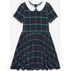 Augustus Collared Twirl Dress Green - Dresses - 1 - thumbnail