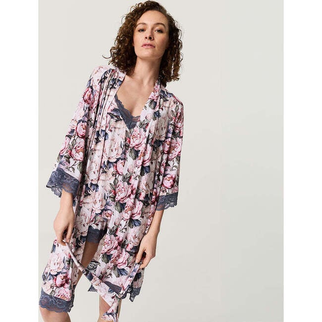 Aster Women's Lace Robe Beige - Robes - 3