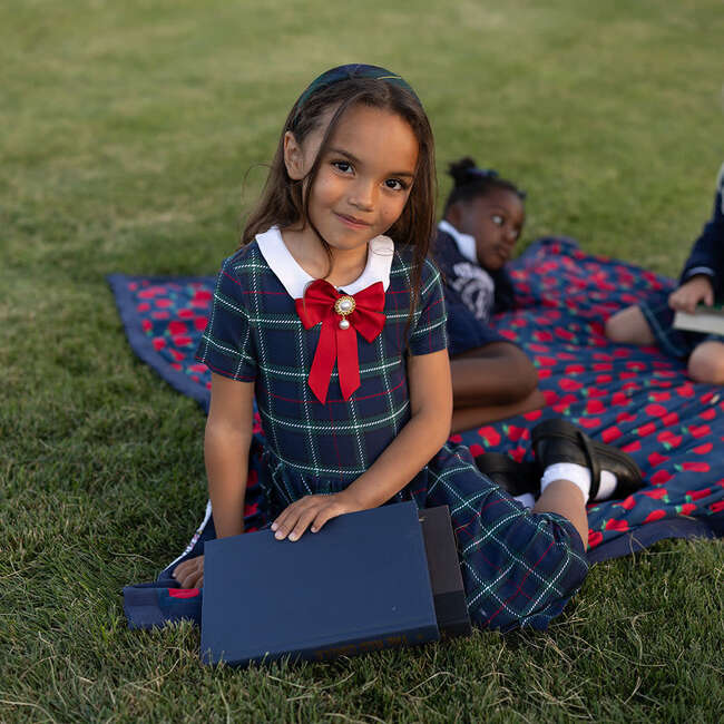 Augustus Collared Twirl Dress Green - Dresses - 3