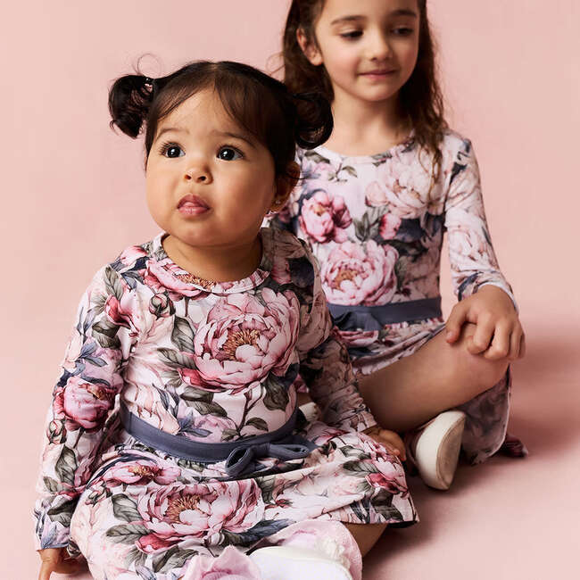 Aster Bow Twirl Bodysuit Dress Beige - Dresses - 5