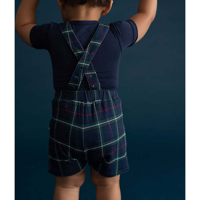 Augustus French Terry Short Overalls Green - Overalls - 5