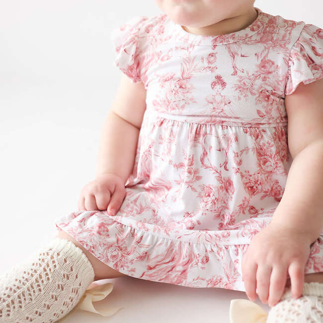 Antoinette Ruffled Twirl Bodysuit Dress White - Dresses - 3