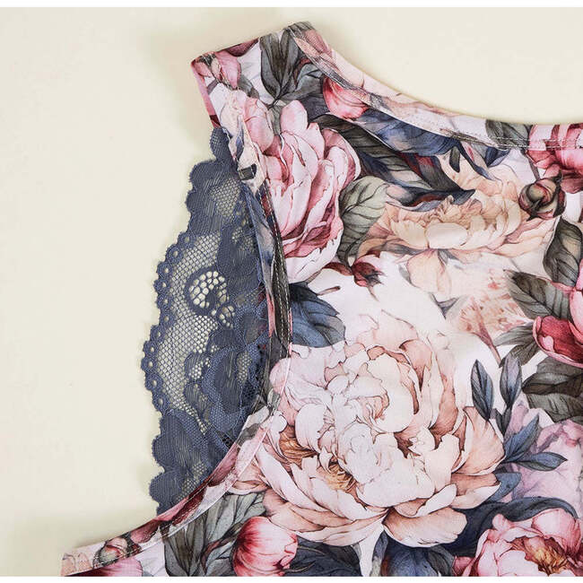 Aster Women's Lace Racerback Tank Beige - Tank Tops - 4