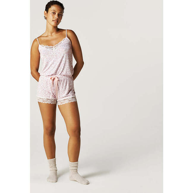 Amaya Women's Lace Shorts Pink