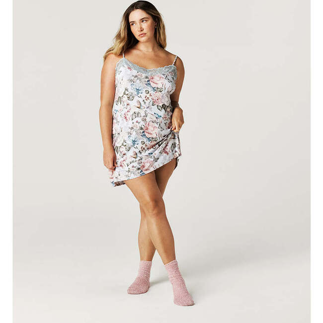 Amarantha Women's Lace Slip Blue - Dresses - 3