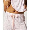 Amaya Women's Lace Pajama Pants Pink - Pajamas - 2 - thumbnail