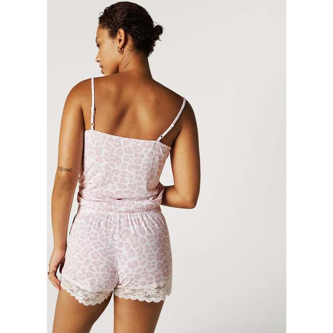 Amaya Women's Lace Shorts Pink - Shorts - 3