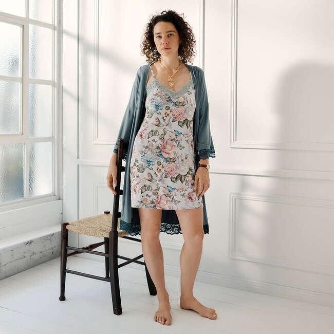 Amarantha Women's Lace Slip Blue - Dresses - 6