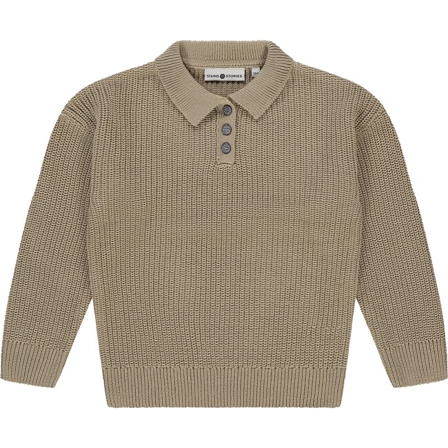 Pullover Knit Polo Sweater, Kit