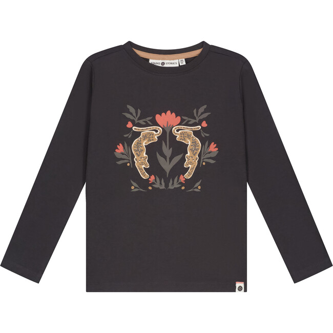 Leopard Graphic Long Sleeve, Antra