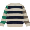 Multi-Stripe Knit Sweater, Bone - Sweaters - 2