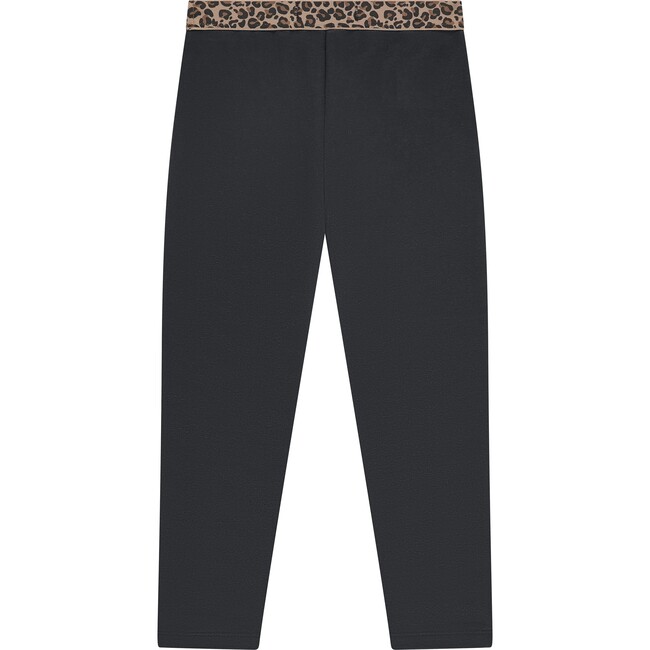 Leopard Waistband Legging, Antra