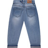 Wide Leg Jogger Denim, Blue Denim - Jeans - 2