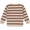Multi-Stripe Knit Sweater, Off White - Sweaters - 2