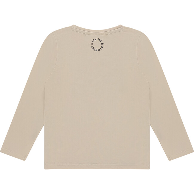 Leopard Graphic Long Sleeve, Cream