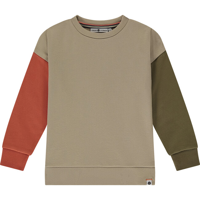 Colorblock Crewneck Sweatshirt, Kit