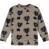 Allover Trophy Graphic Sweatshirt, Kit - Sweatshirts - 1 - thumbnail
