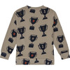 Allover Trophy Graphic Sweatshirt, Kit - Sweatshirts - 2