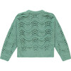 Intricate Knit Sweater, Mint - Sweaters - 2